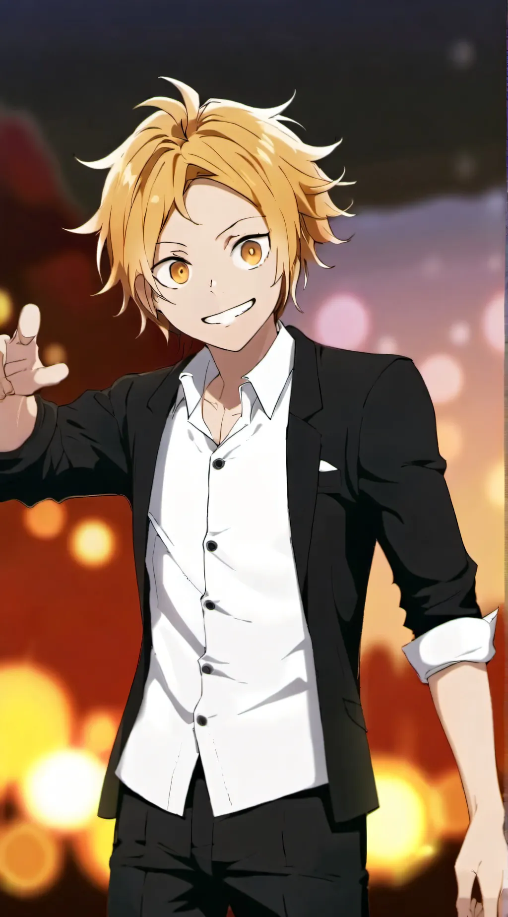 ai character: DENKI!!MHA background