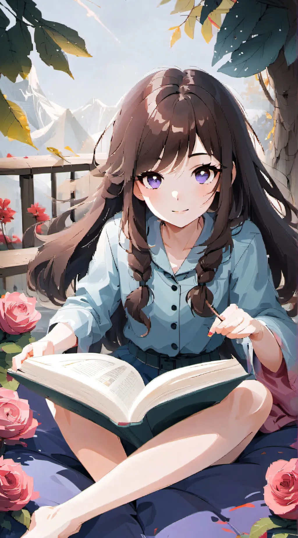 ai character: Lilly background
