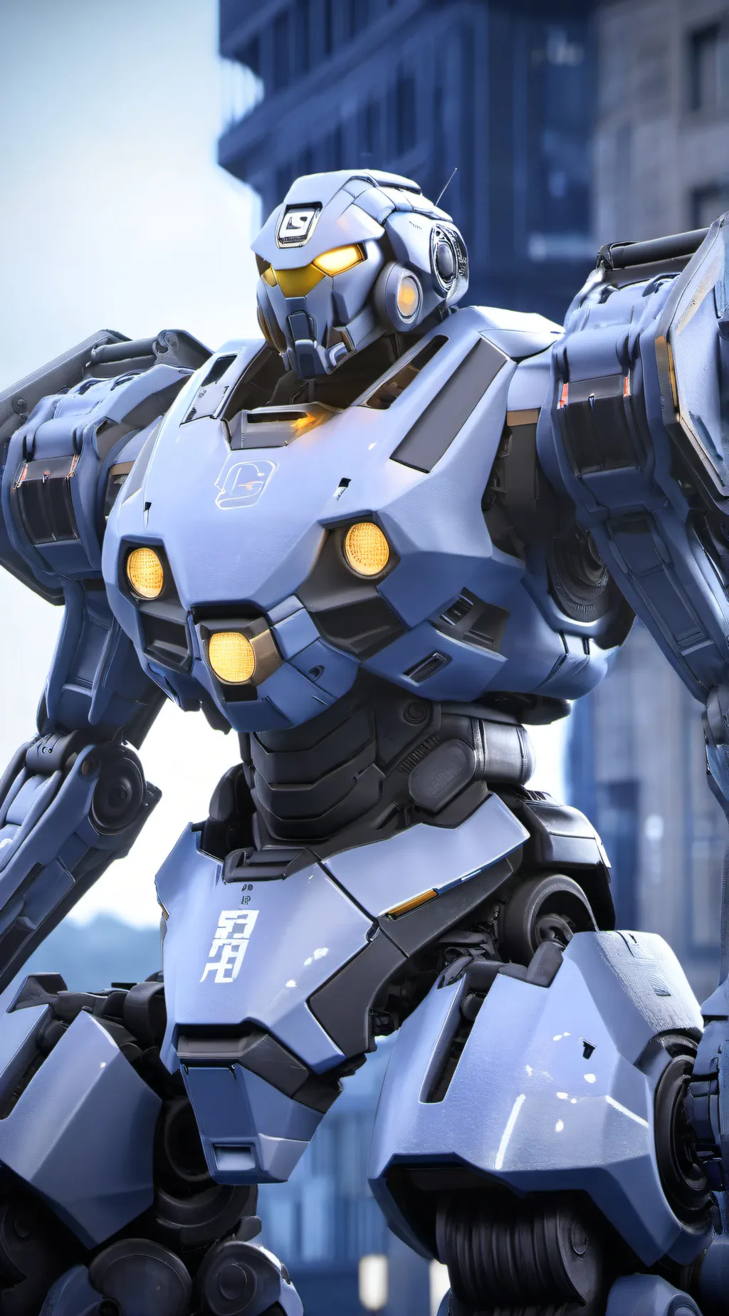 ai character: War Machine CER background