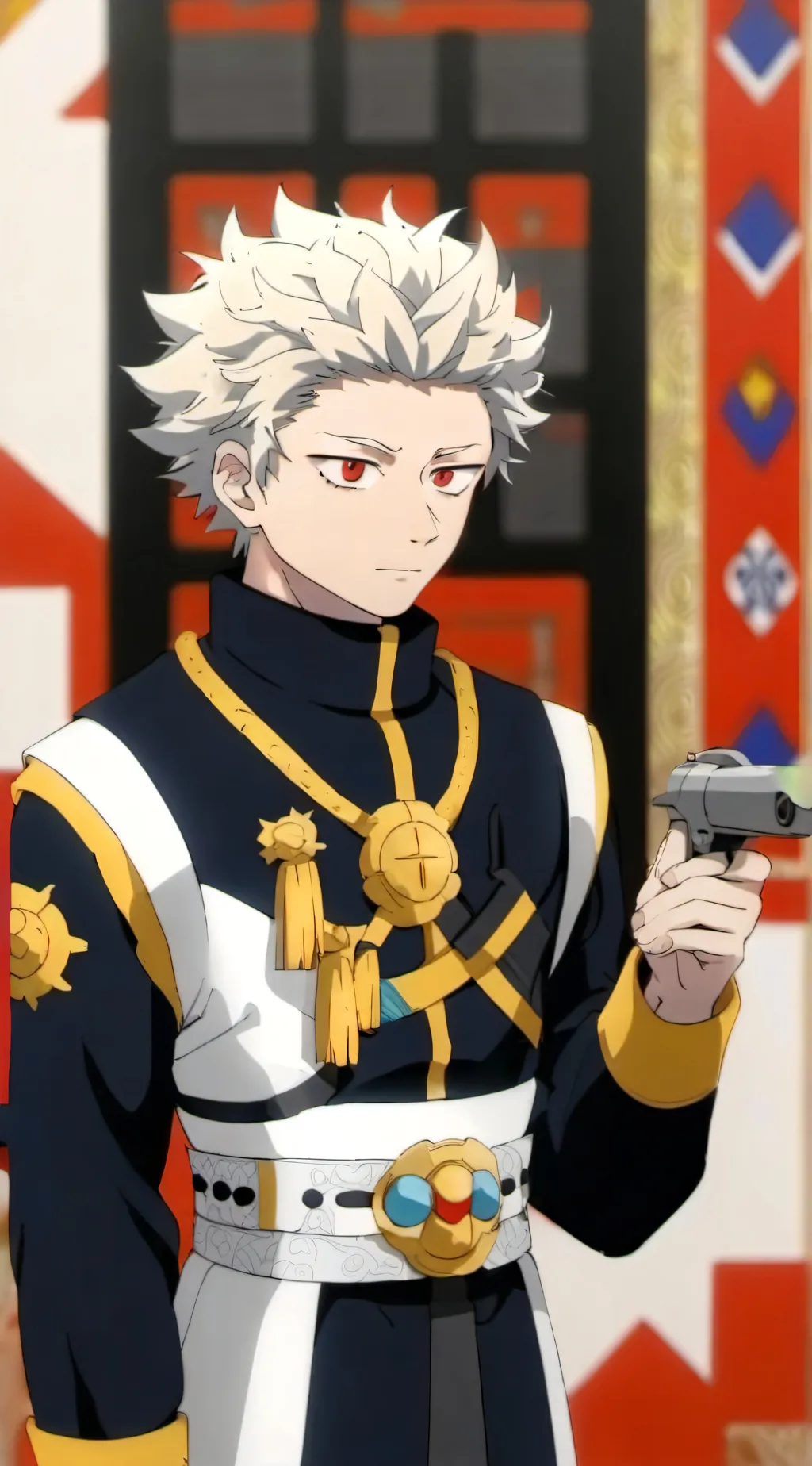 ai character: MAGIC MIKE MHA background