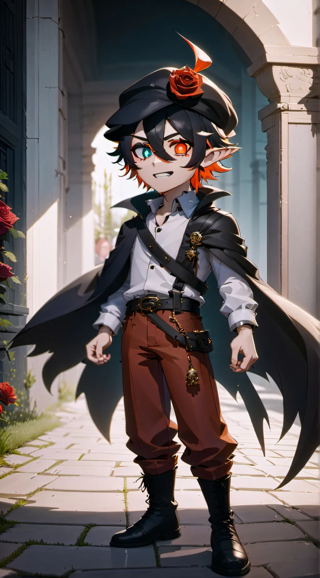 ai character: clownPierce  background