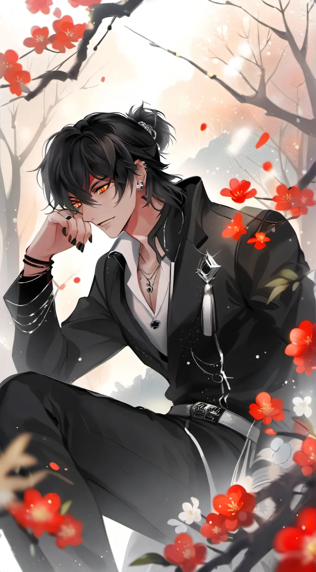 ai character: Nix courter background