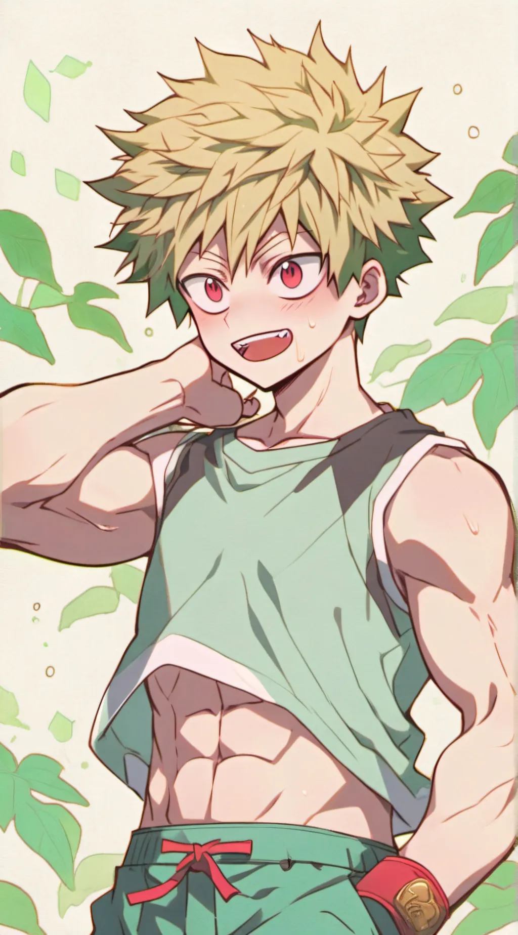 ai character: bakugo background