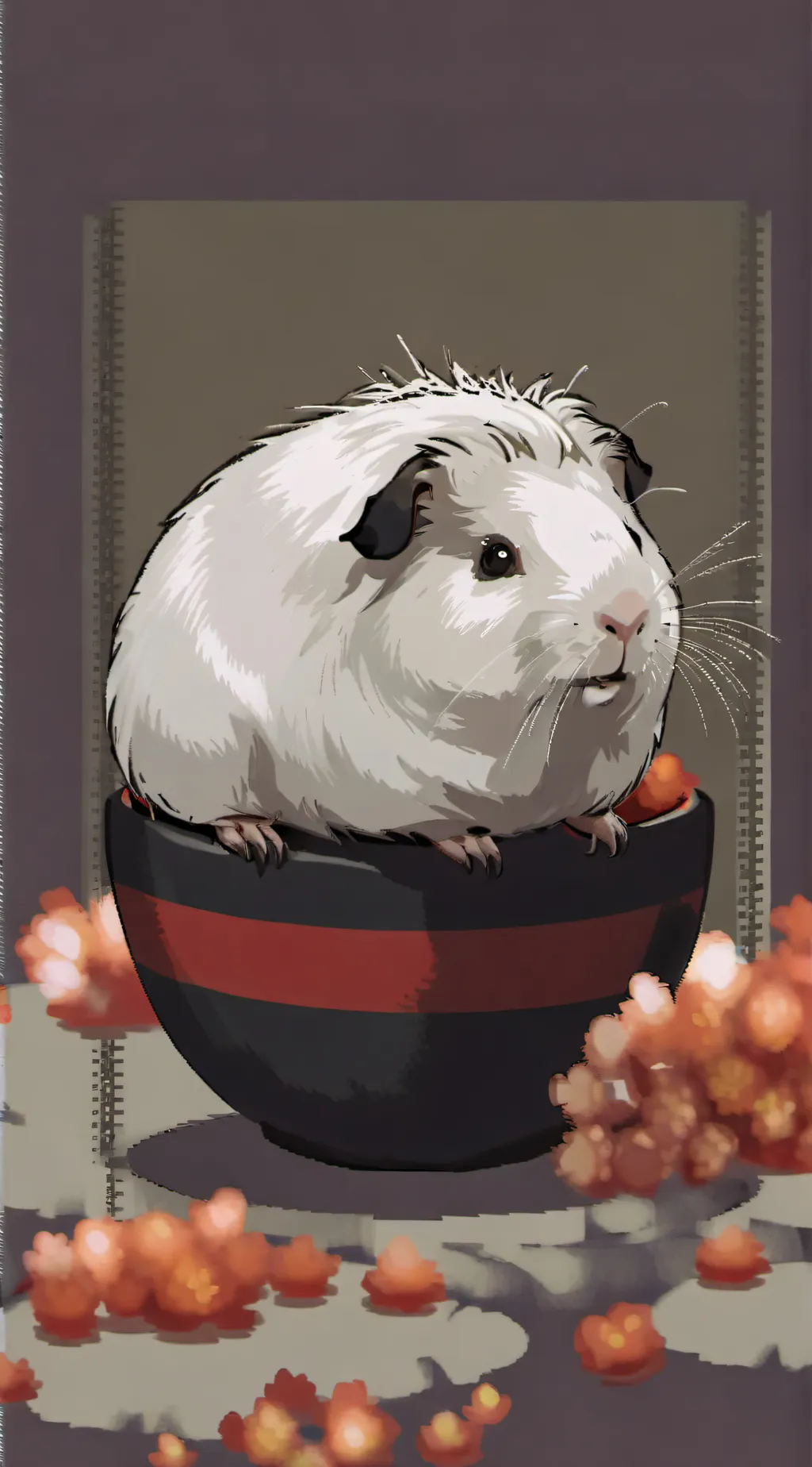 ai character: Guinea pig background