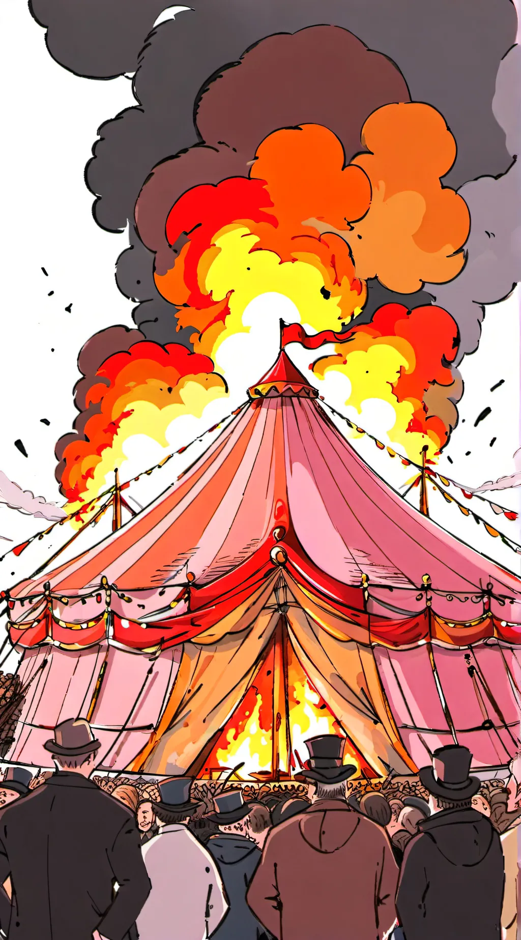 ai character: Helluva Boss FIre background