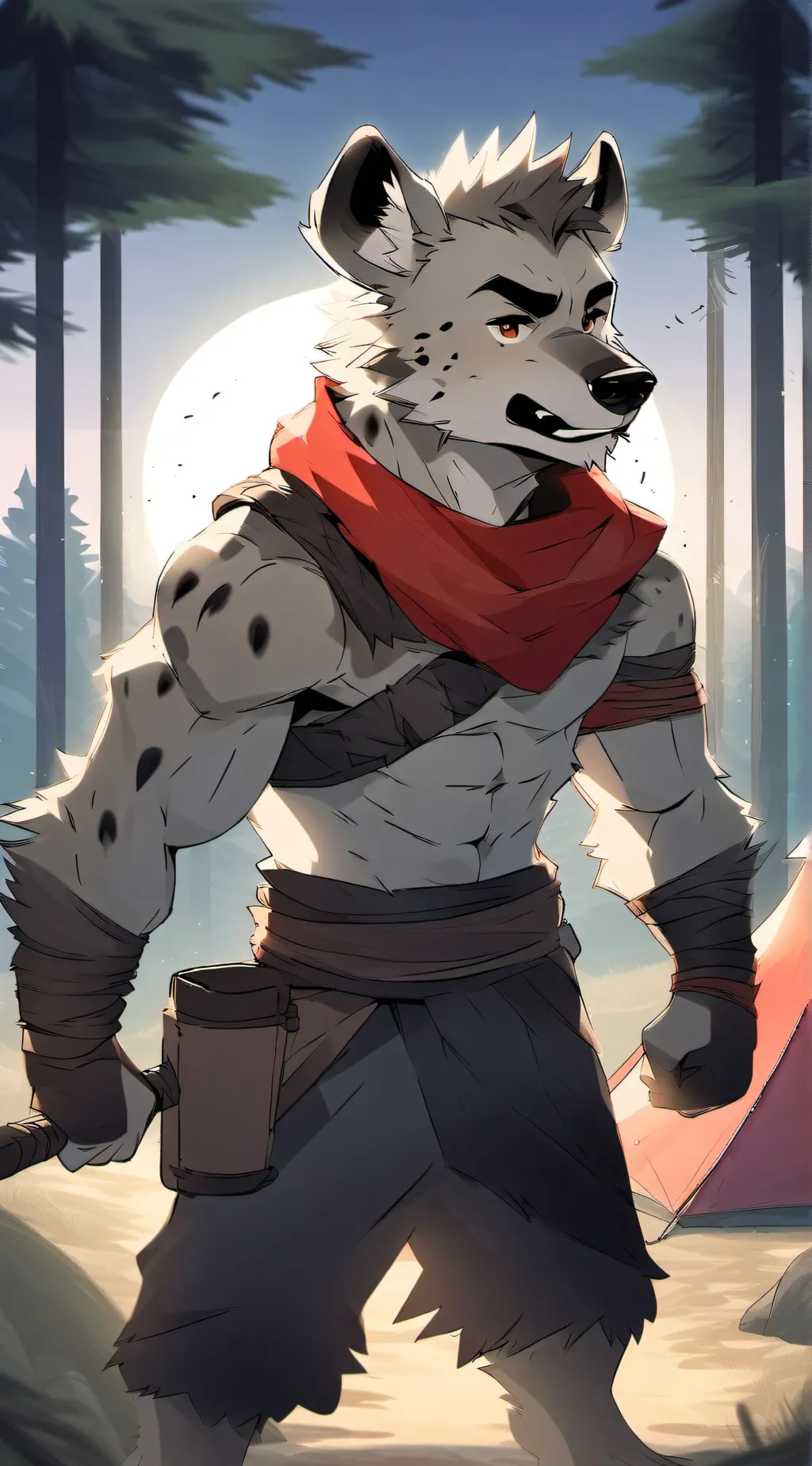 ai character: Ryekie  background