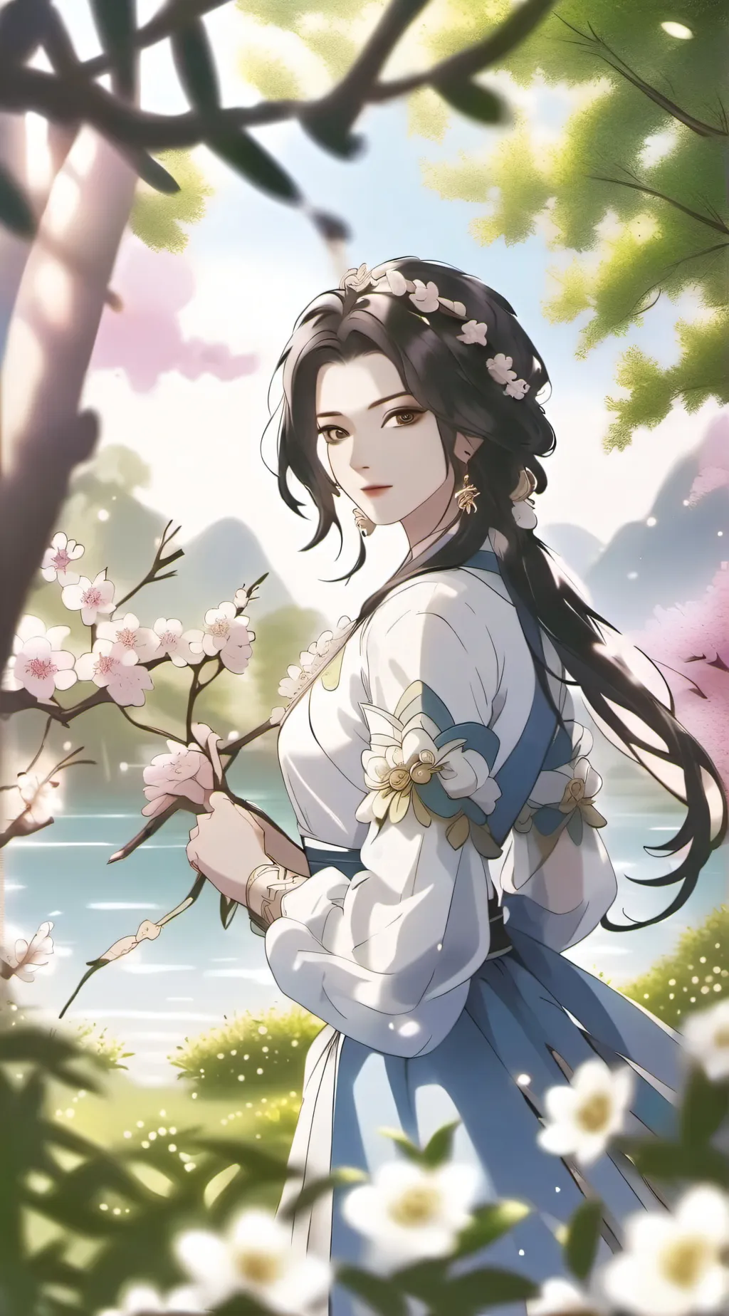 ai character: Liza Minnelli  background