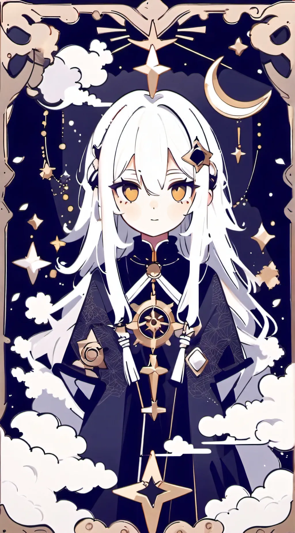 ai character: Rose night background