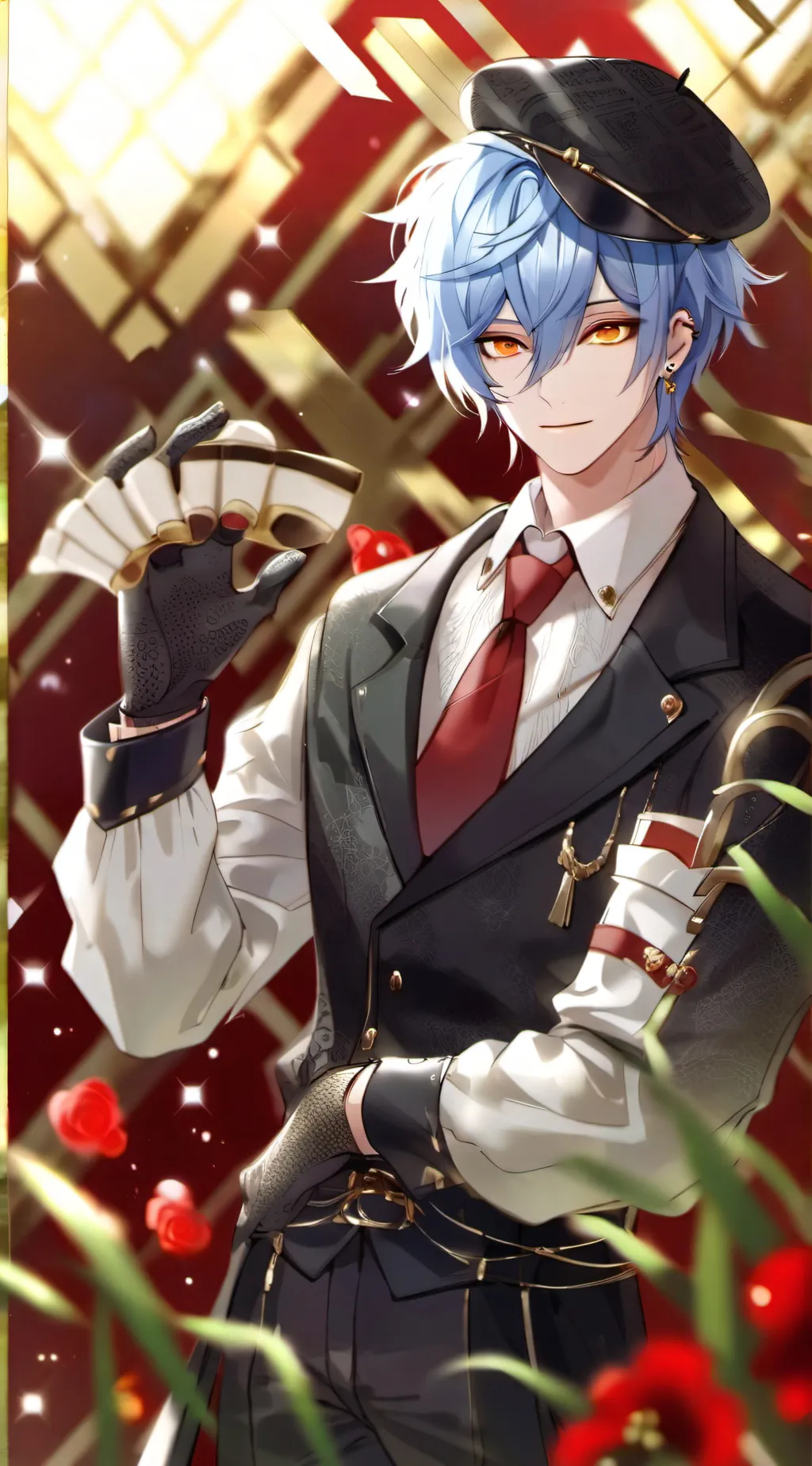 ai character: Avi  background