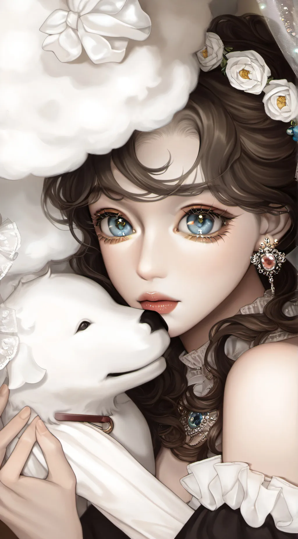 ai character: Valerie  background