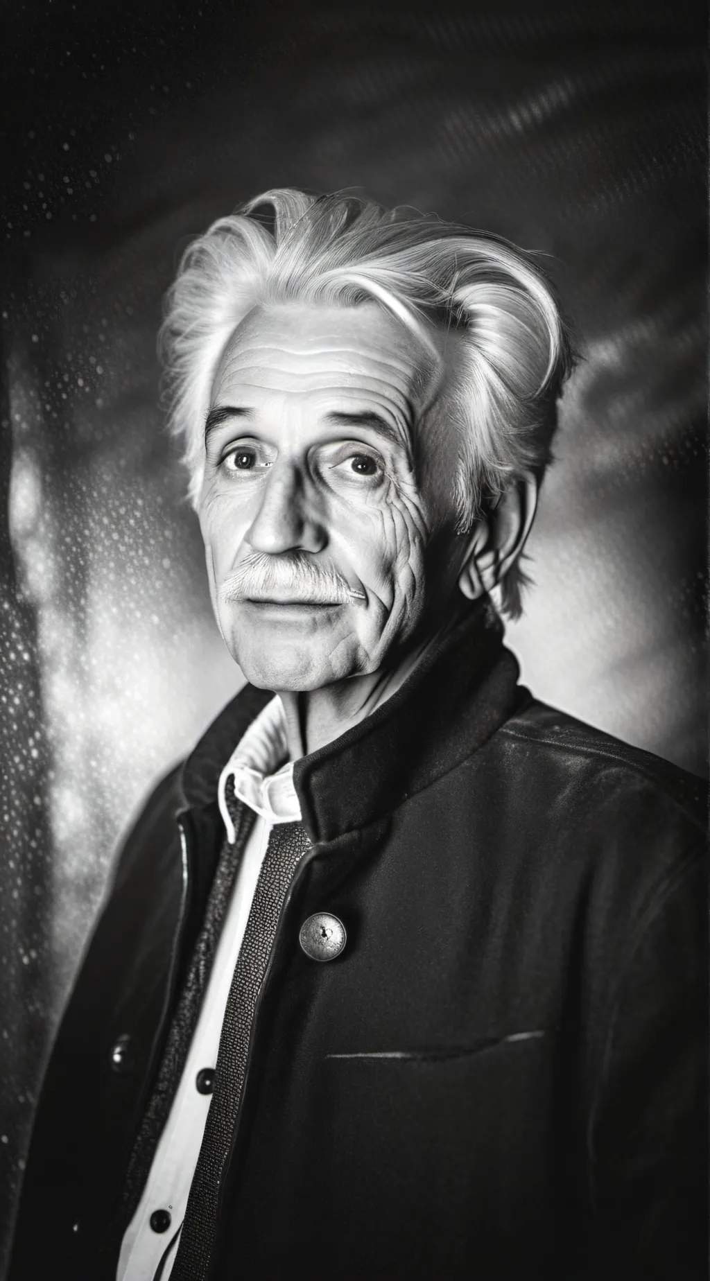 ai character: Albert Einstein background