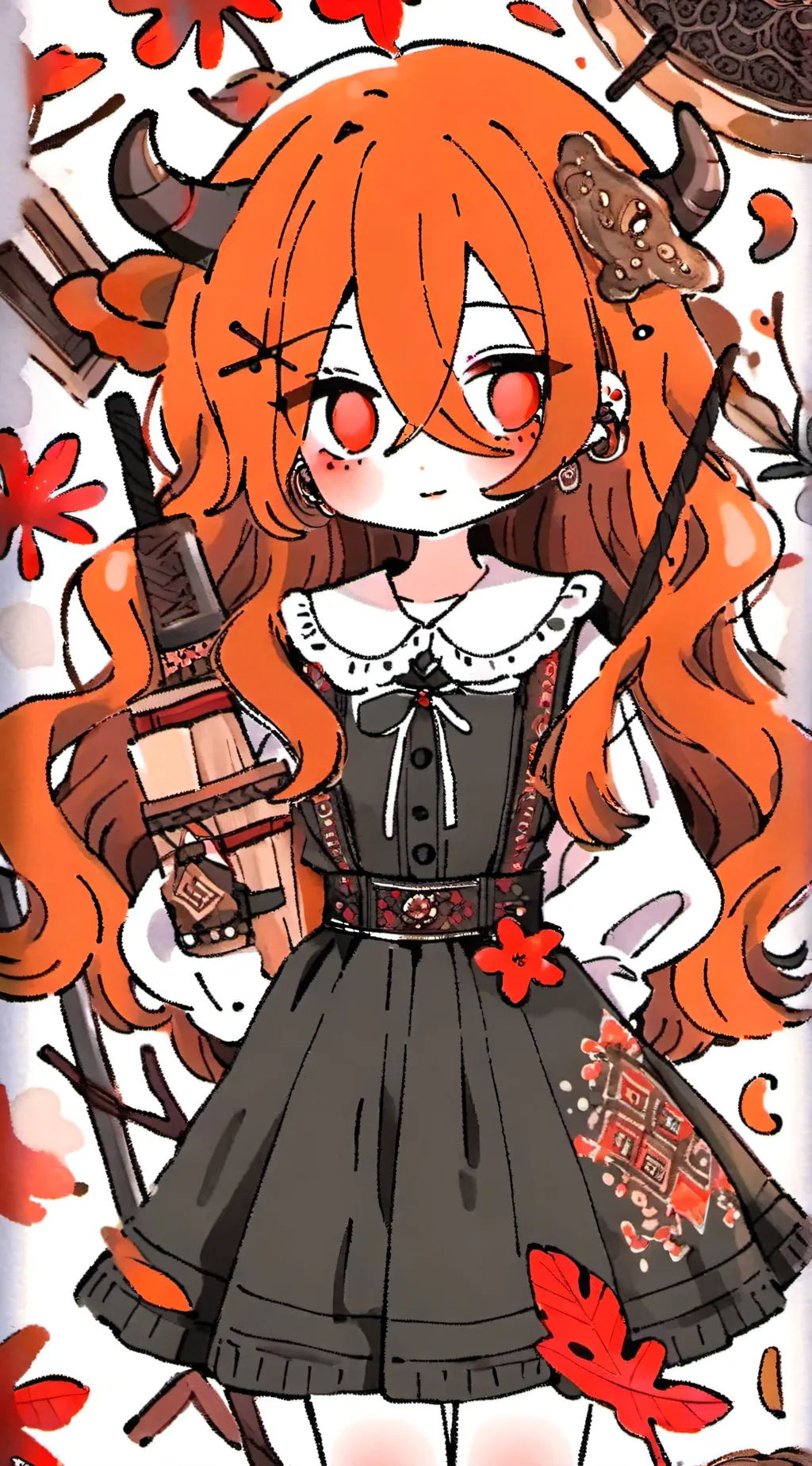 ai character: watermelon 🍉  background