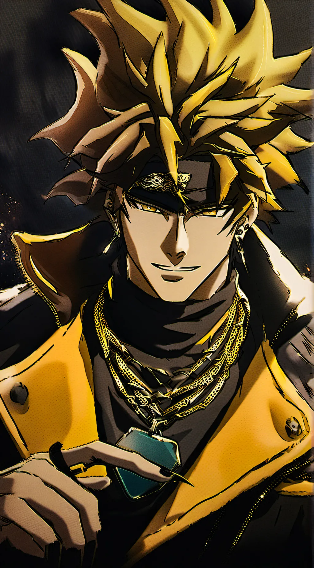 ai character: Dio brando  background