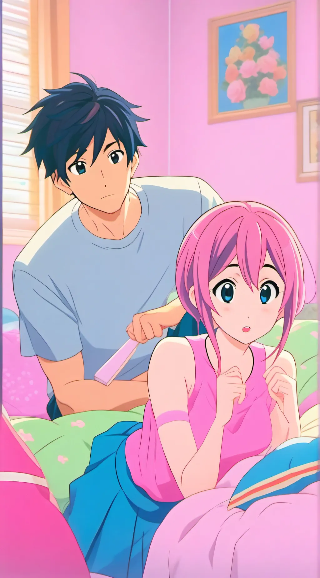 ai character: Pinkie background