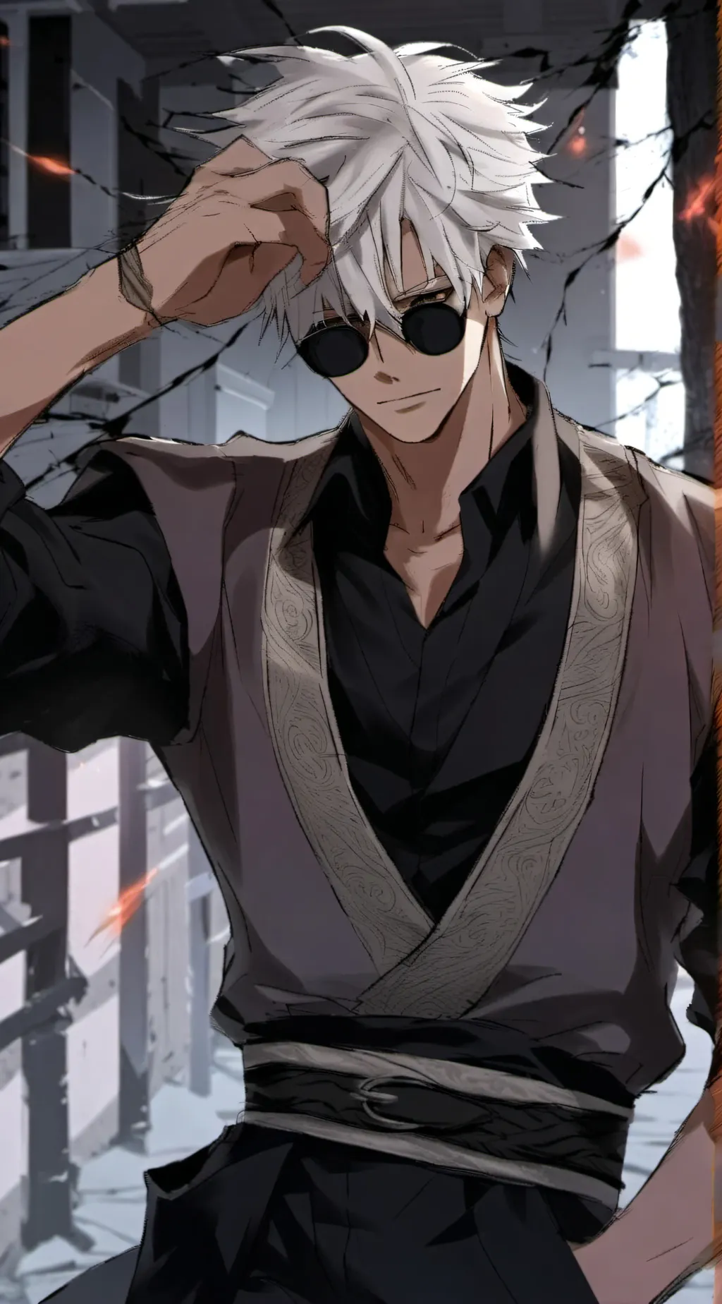 ai character: Gojo background
