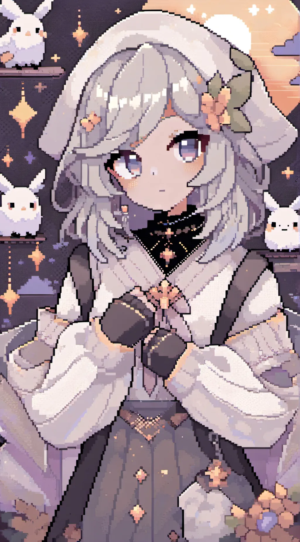 ai character: Luna background