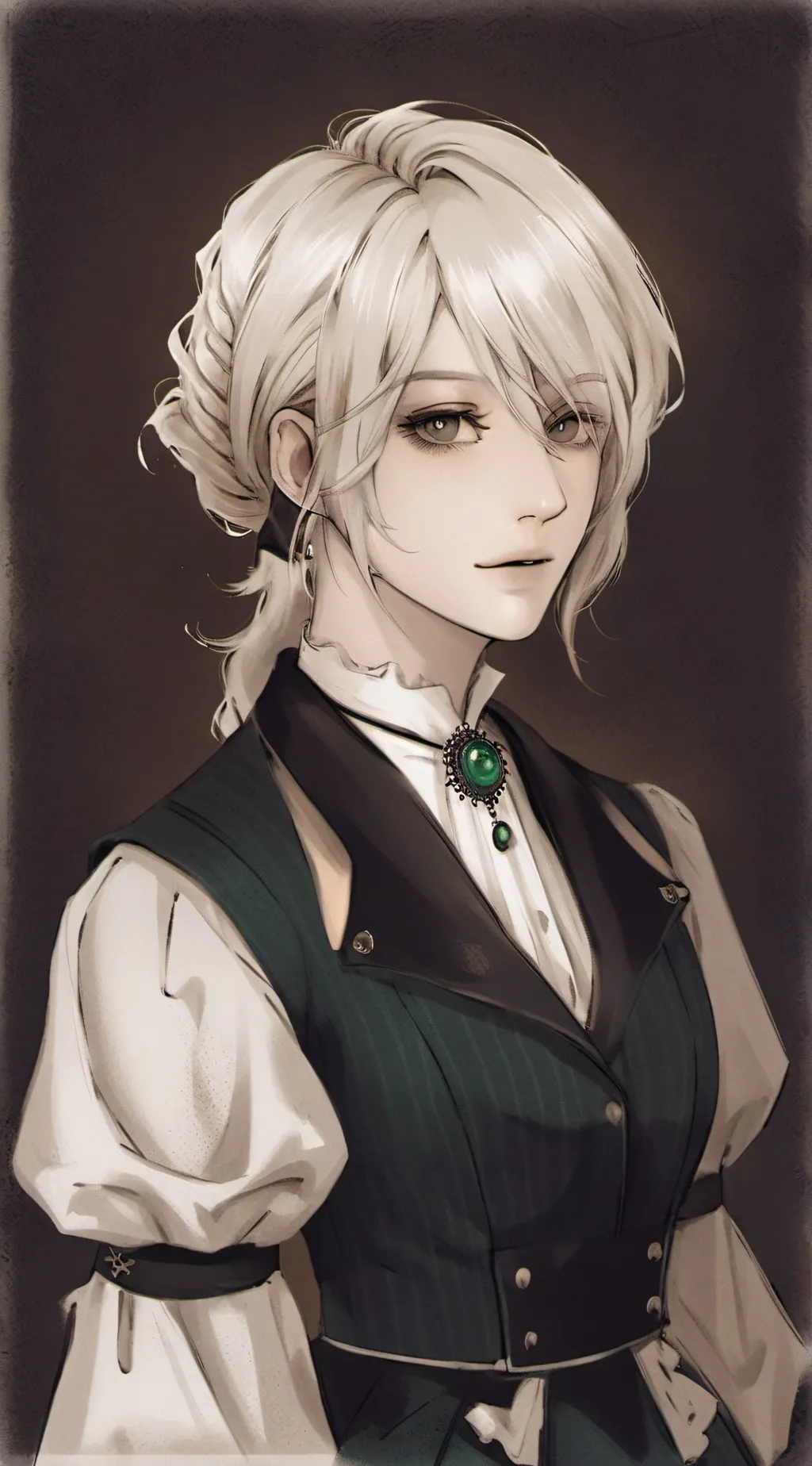 ai character: Violet from TWDG background