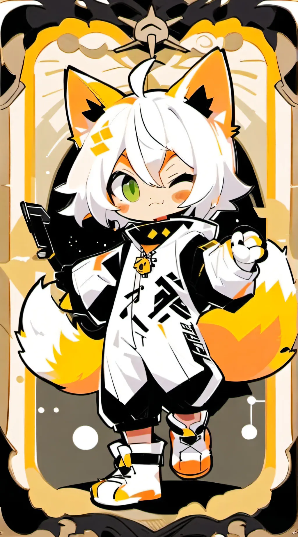 ai character: Mila kit background