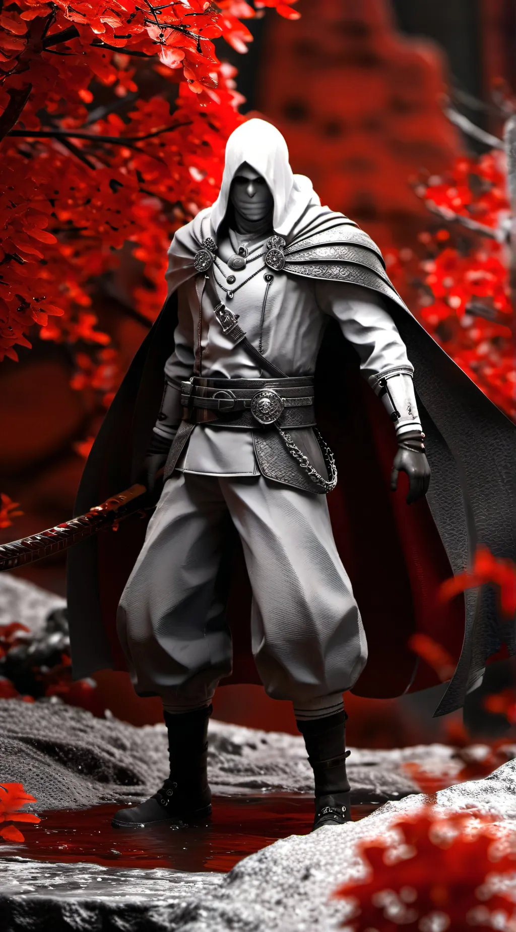 ai character: THE WANDERER background