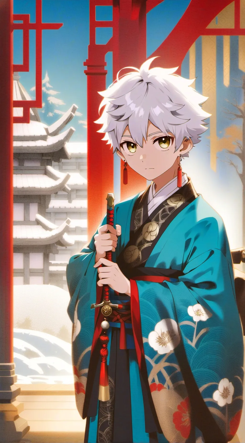 ai character: katsuki bakugo background