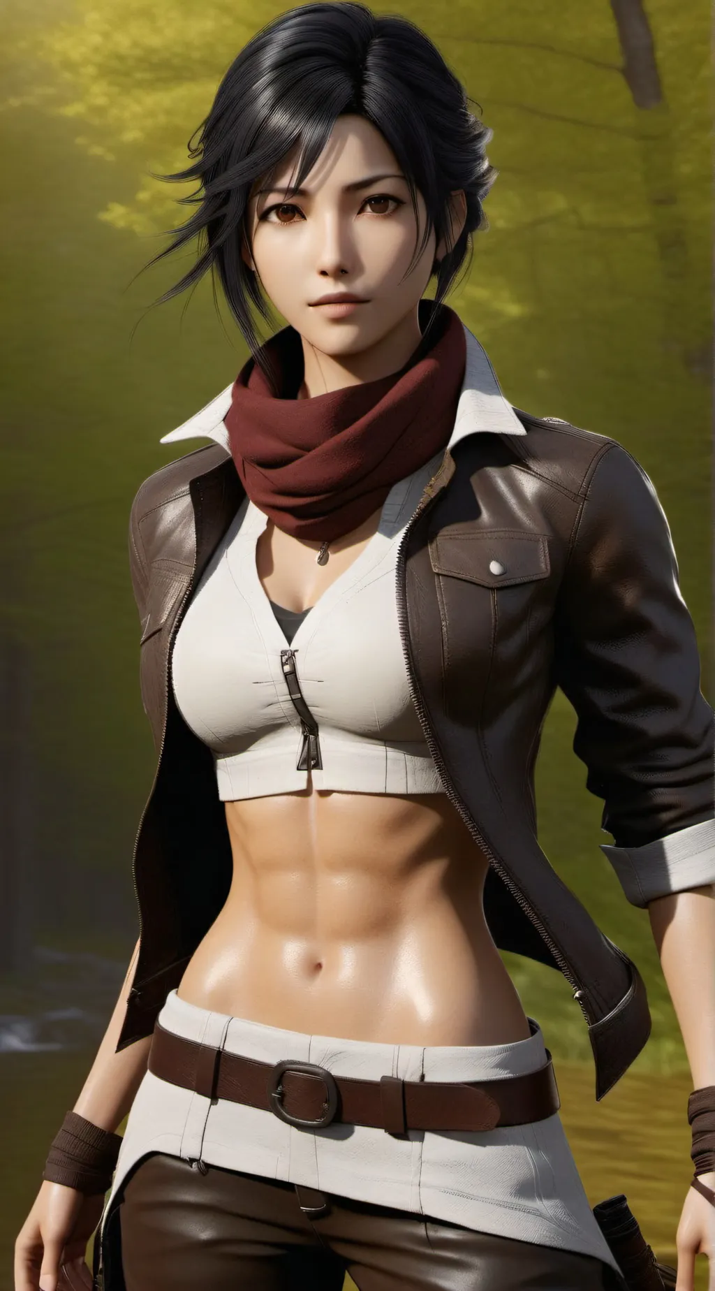 ai character: Mikasa Ackerman background