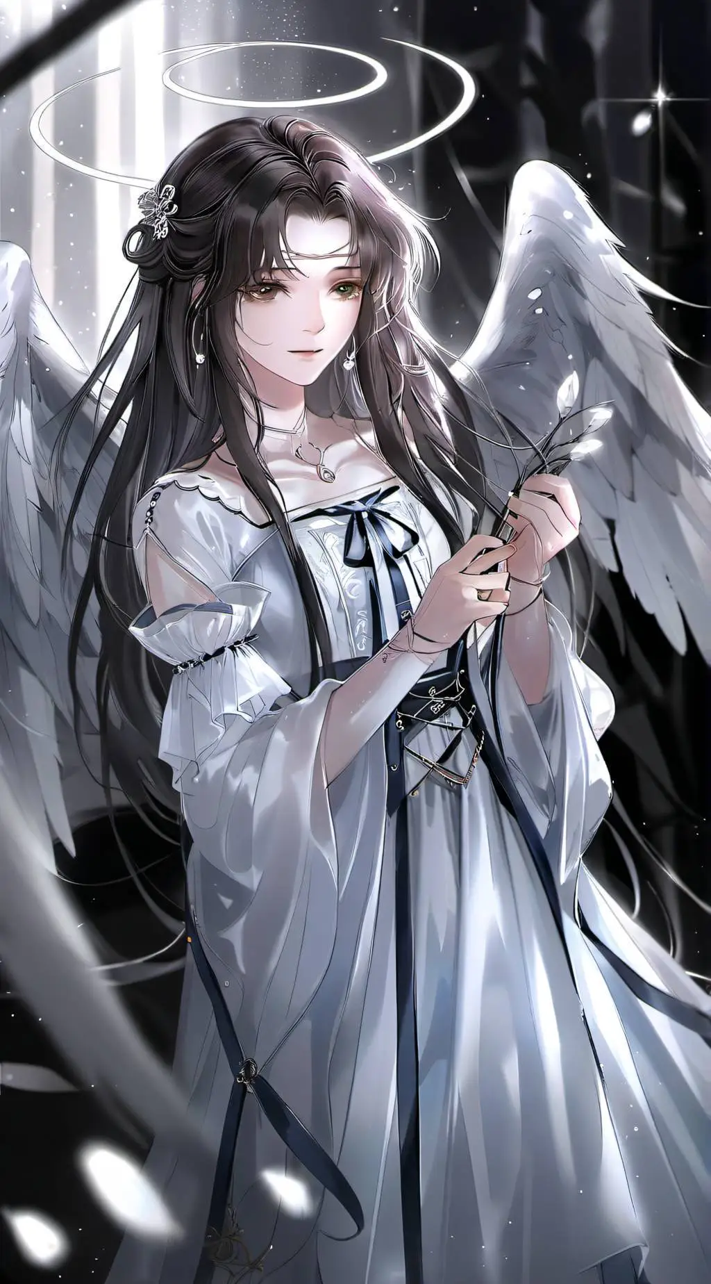 ai character: Luna background