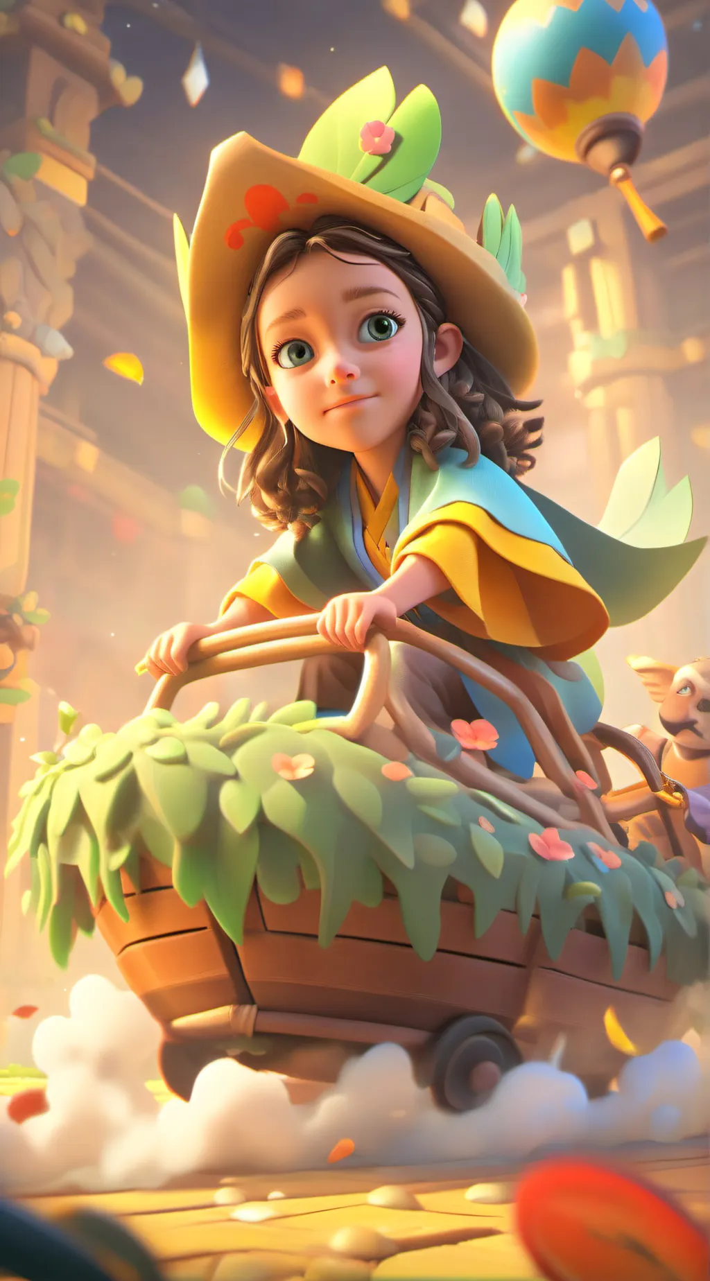 ai character: Luna  background