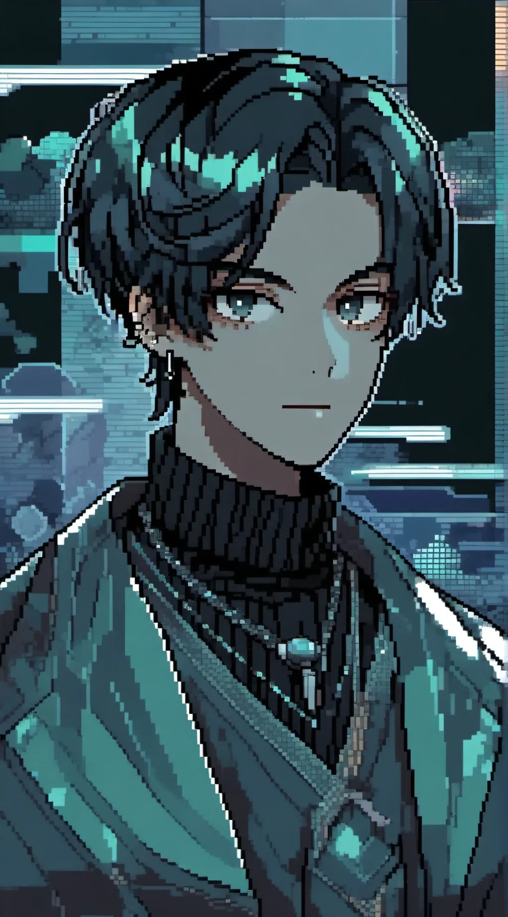 ai character: Andy Brendon  background