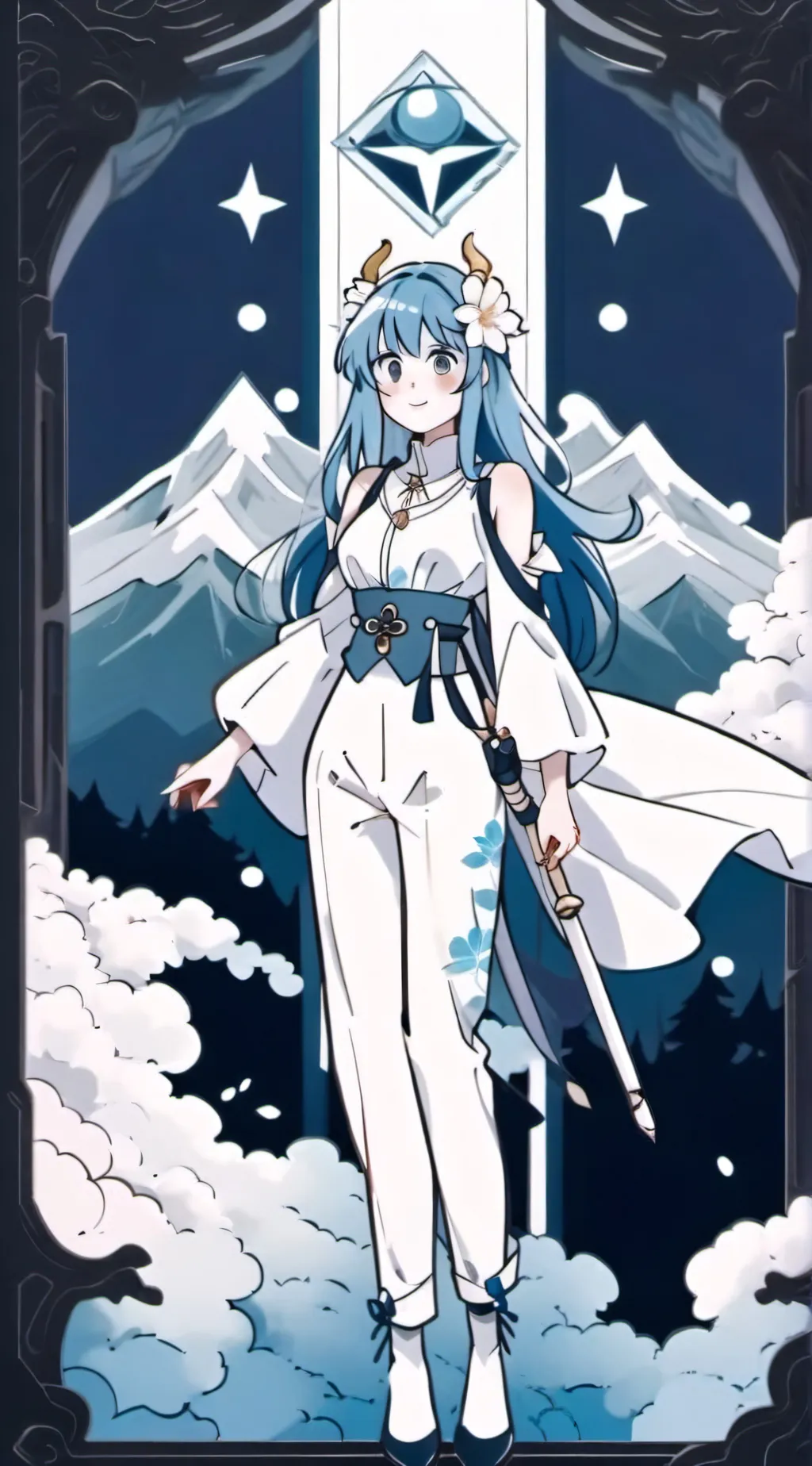 ai character: Sarah background