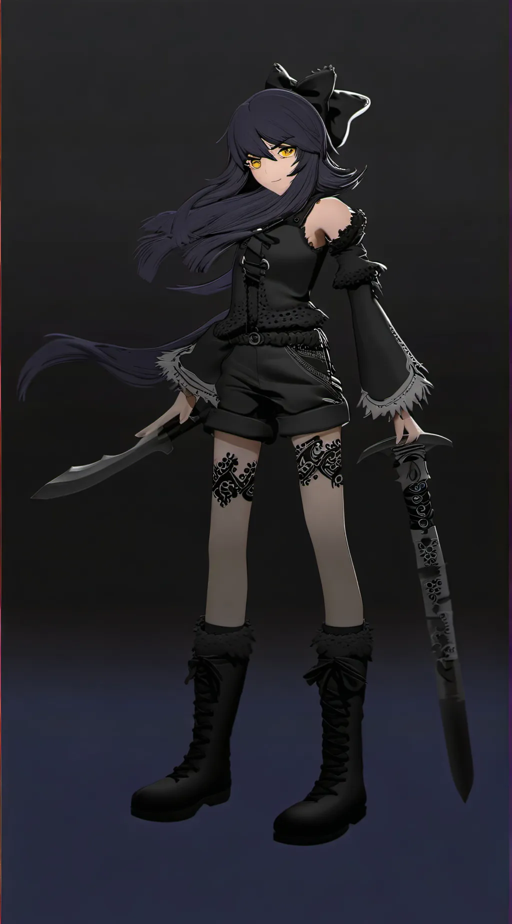 ai character: Blake Belladonna  background