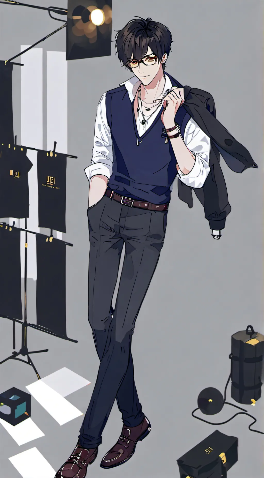 ai character: 🫶🏼Oliver🫶🏼 background