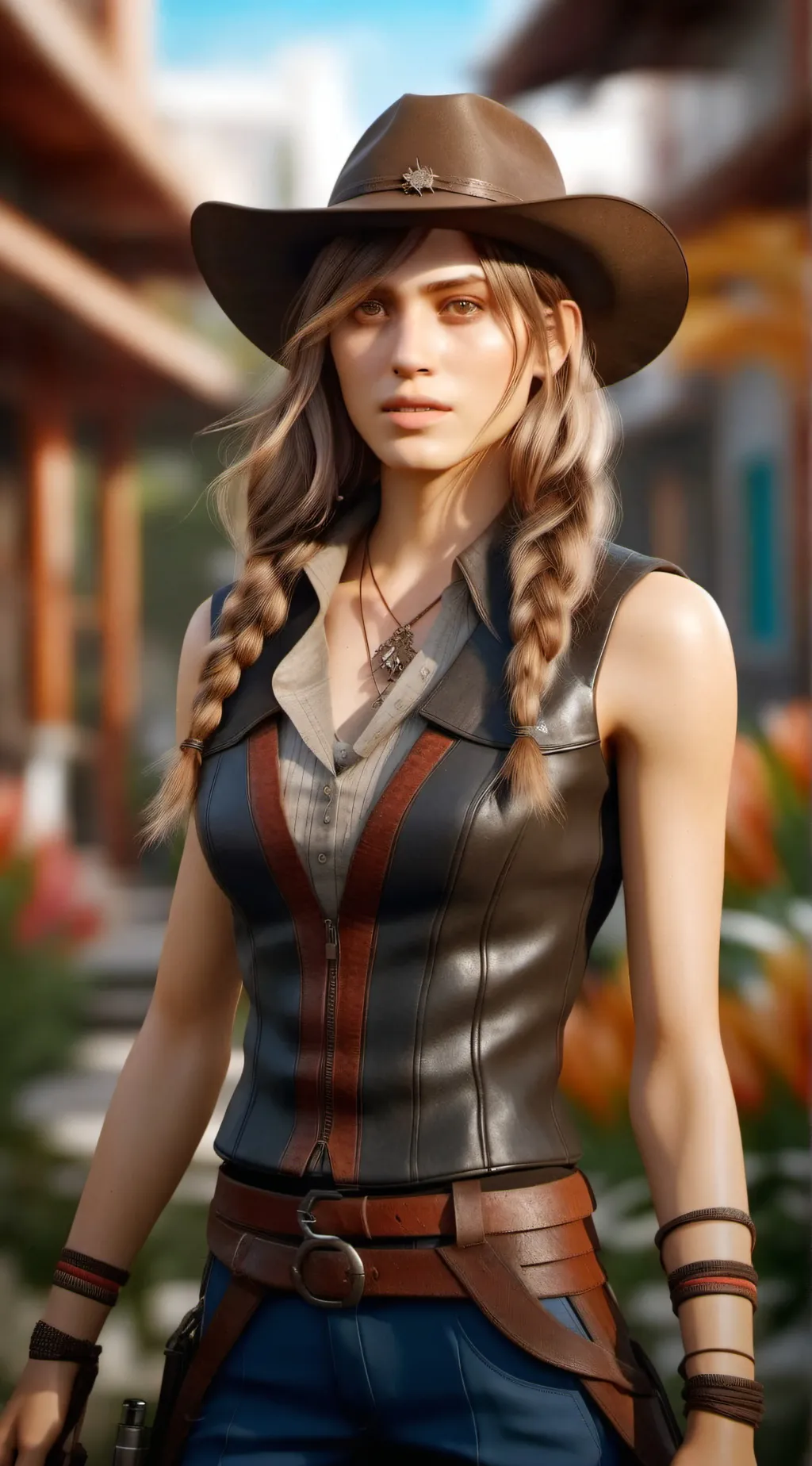 ai character: Sadie Adler background