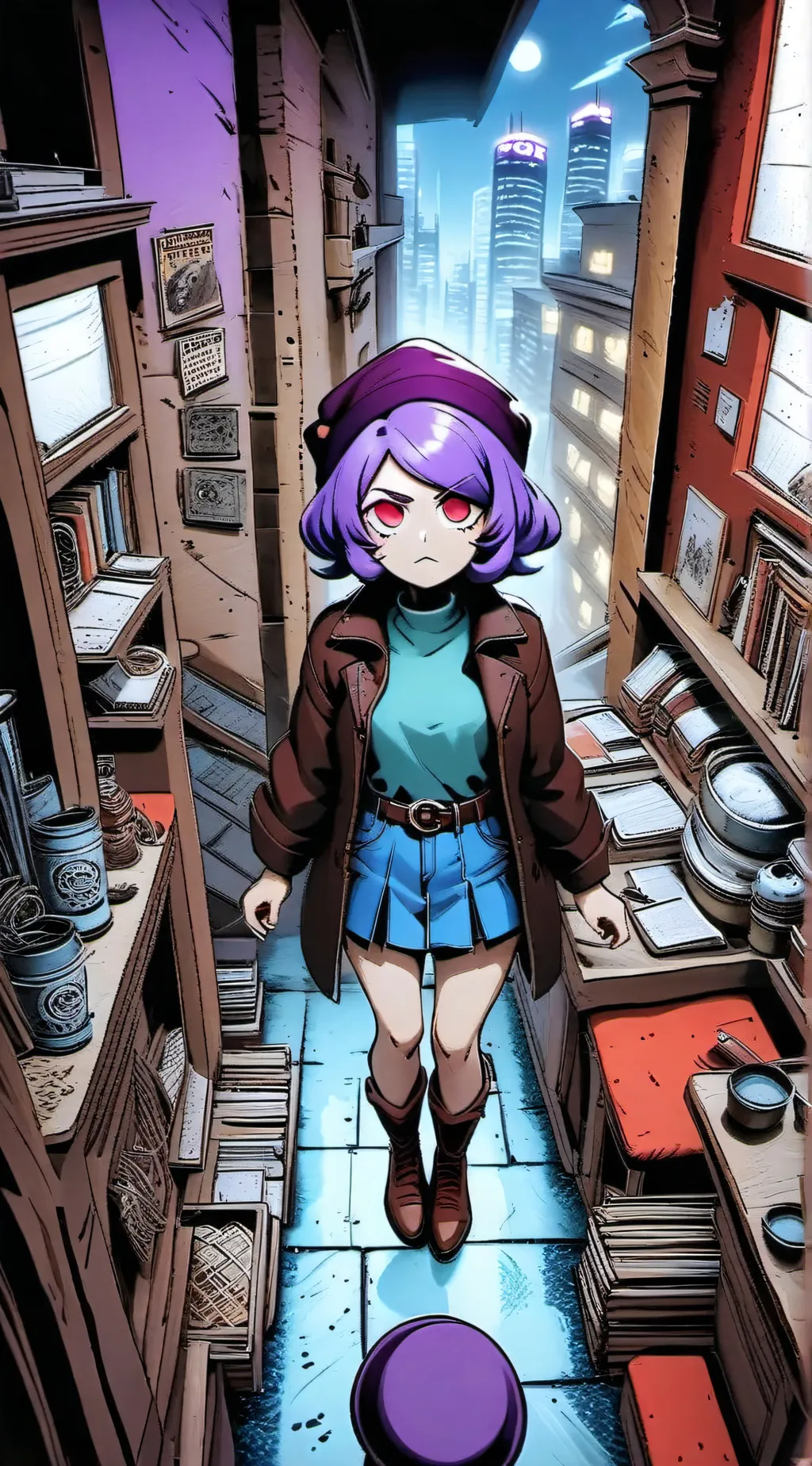 ai character: Murder drones #4 background