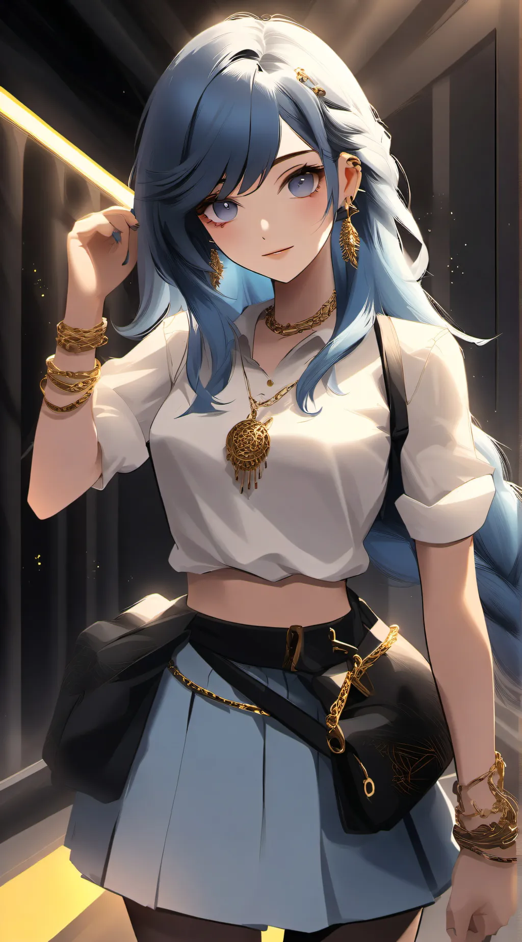 ai character: ItsFunneh + MHA background