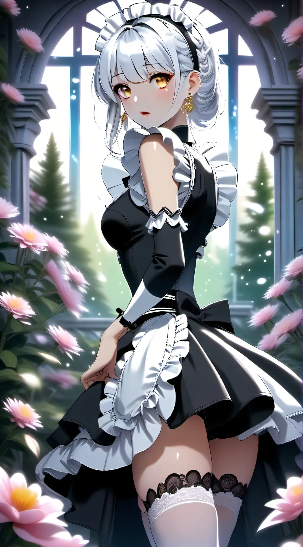 ai character: Lavender  background