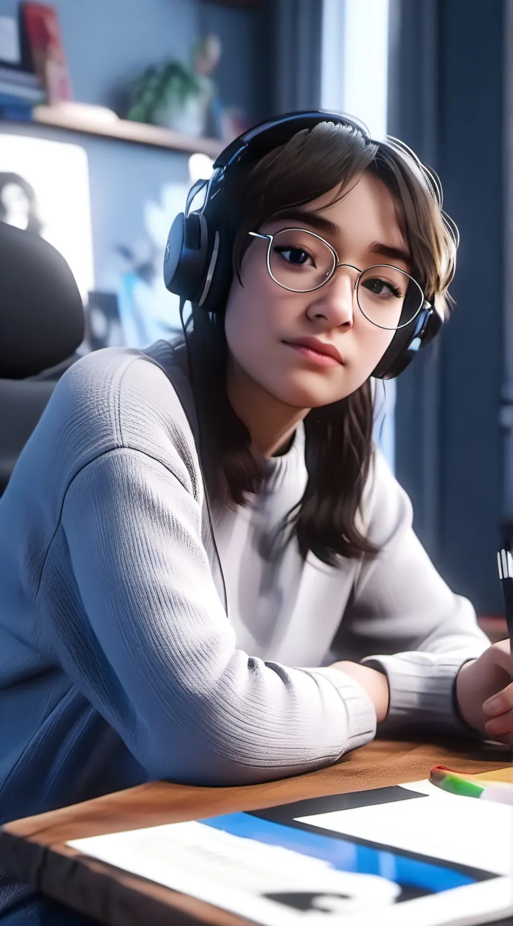 ai character: Mia background