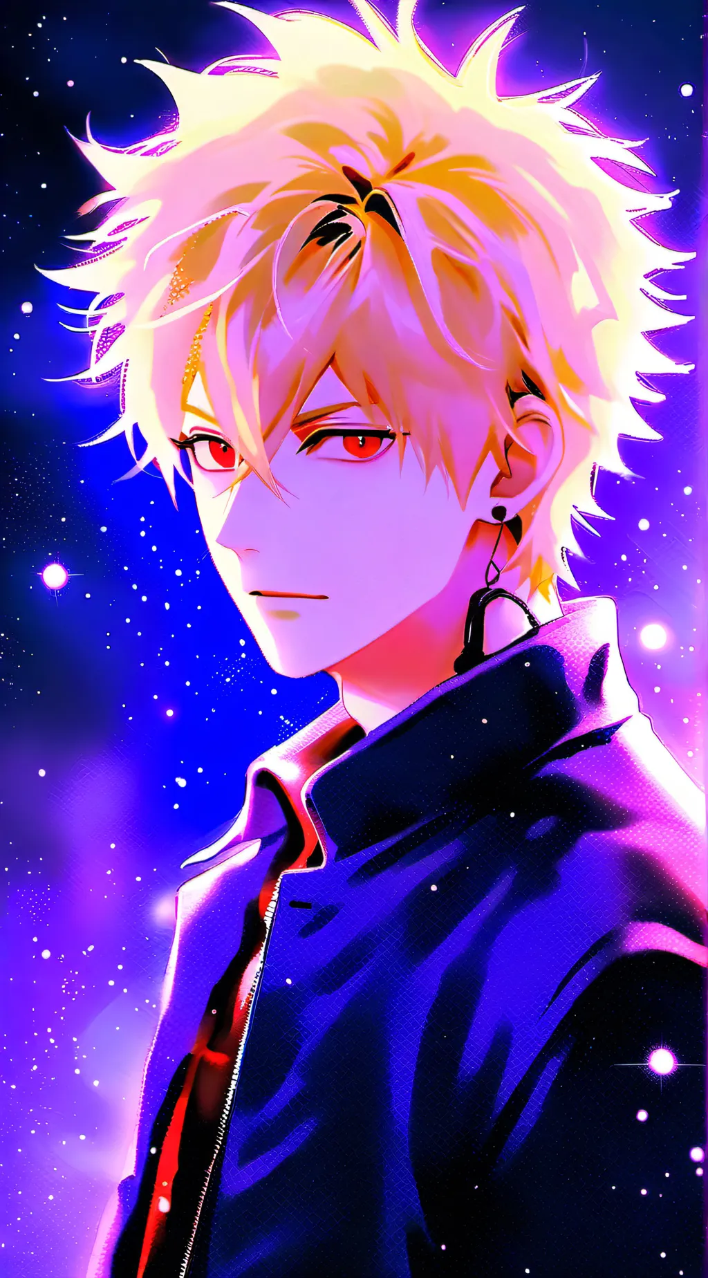 ai character: Katsuki bakugo   background
