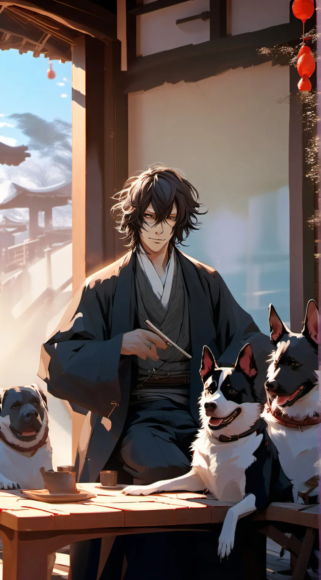 ai character: Haruki background