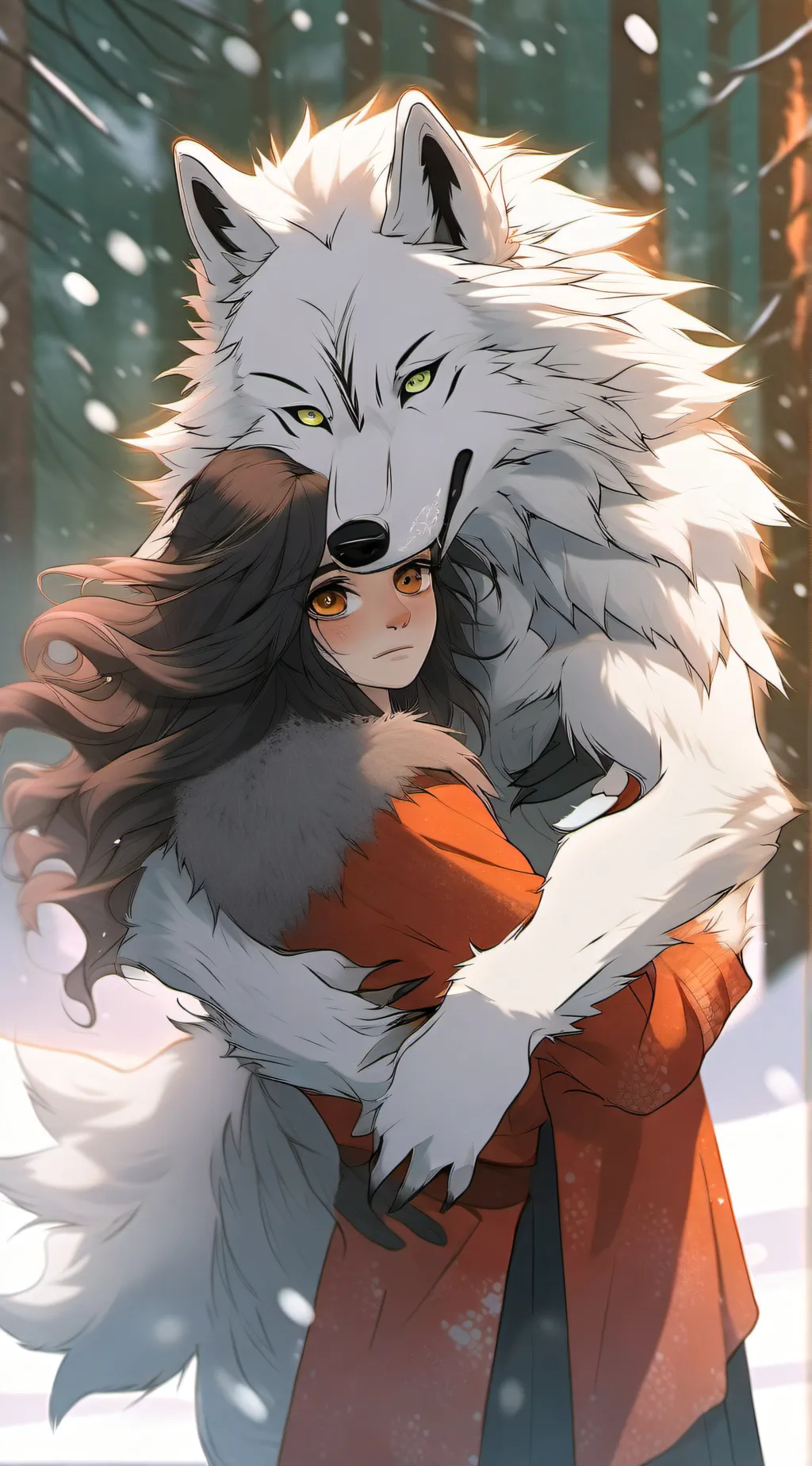 ai character: furry apocalypse  background