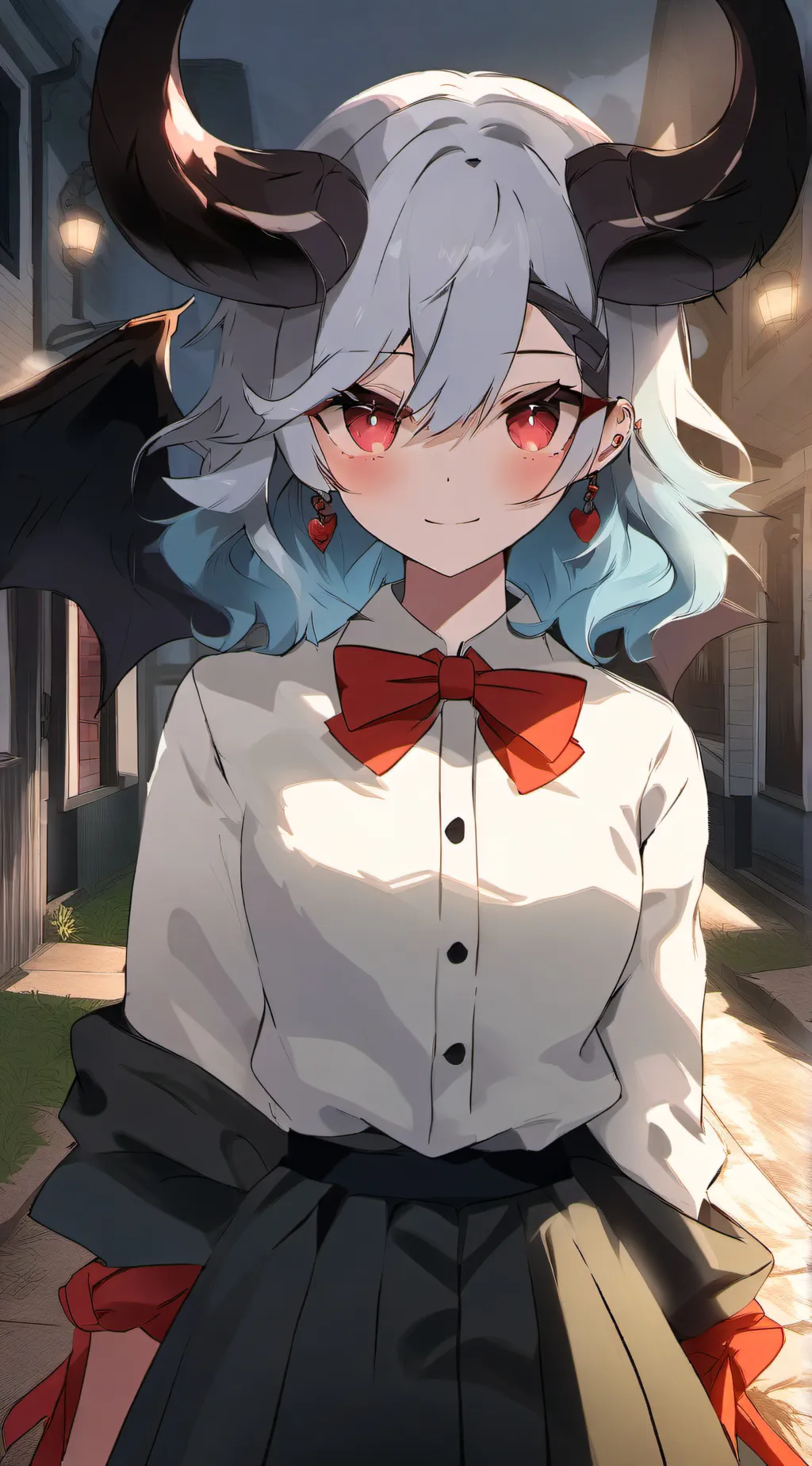 ai character: Cobalt background