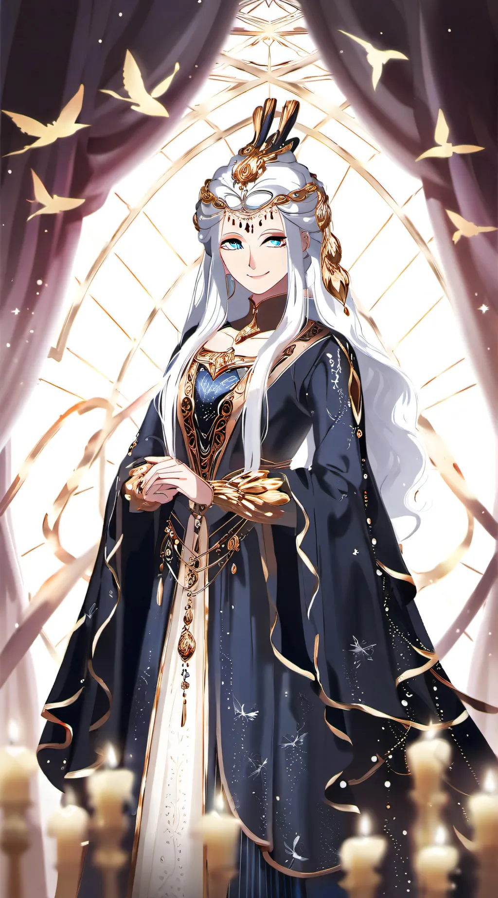 ai character: Luna background