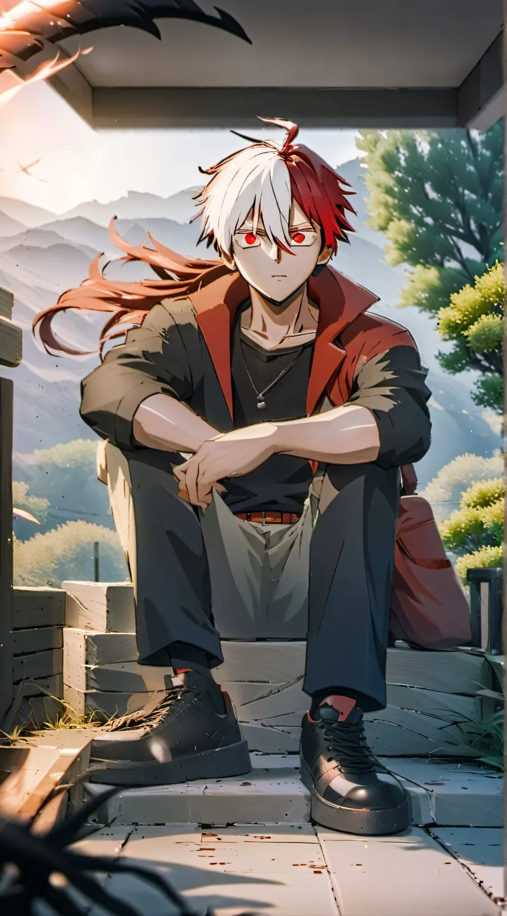 ai character: Todoroki🧊🔥🫖 background