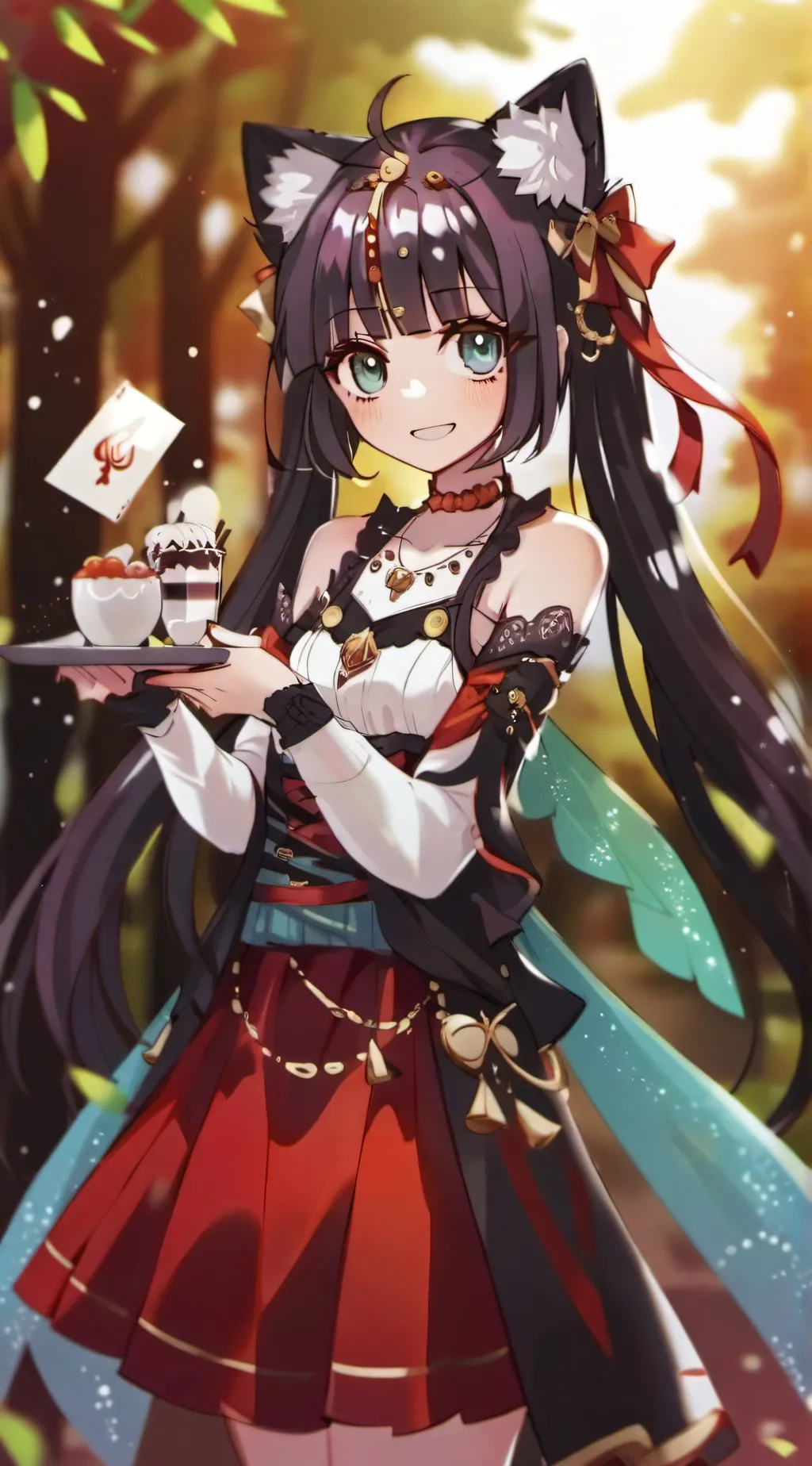 ai character: upper Moon+hashira background