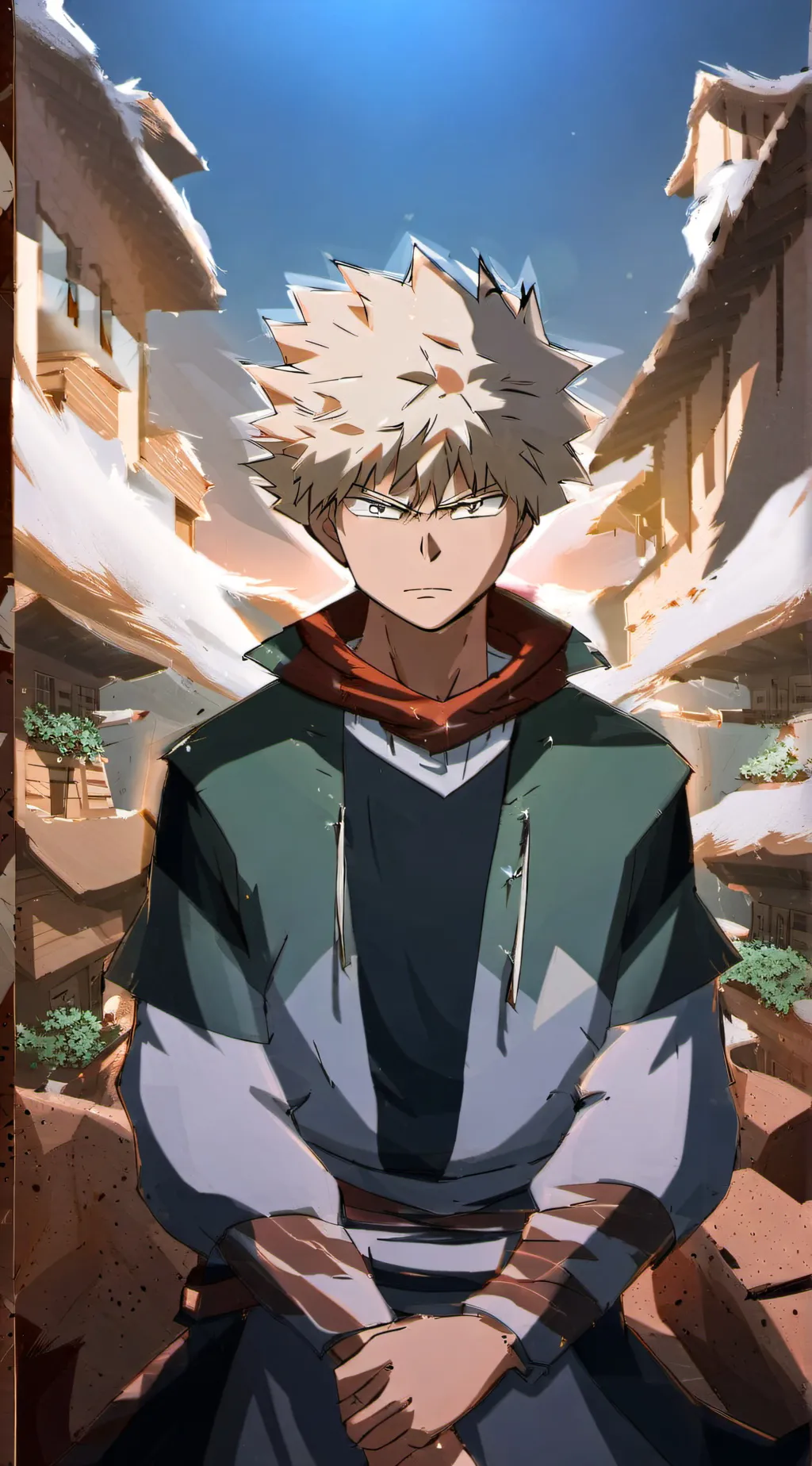 ai character: Bakugou background