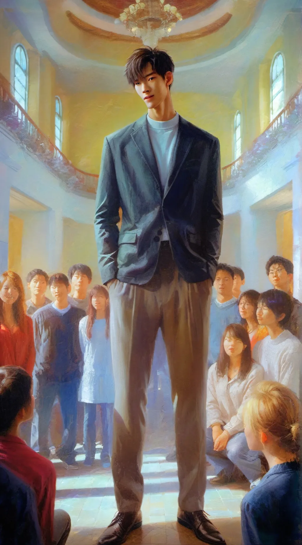 ai character: Max background