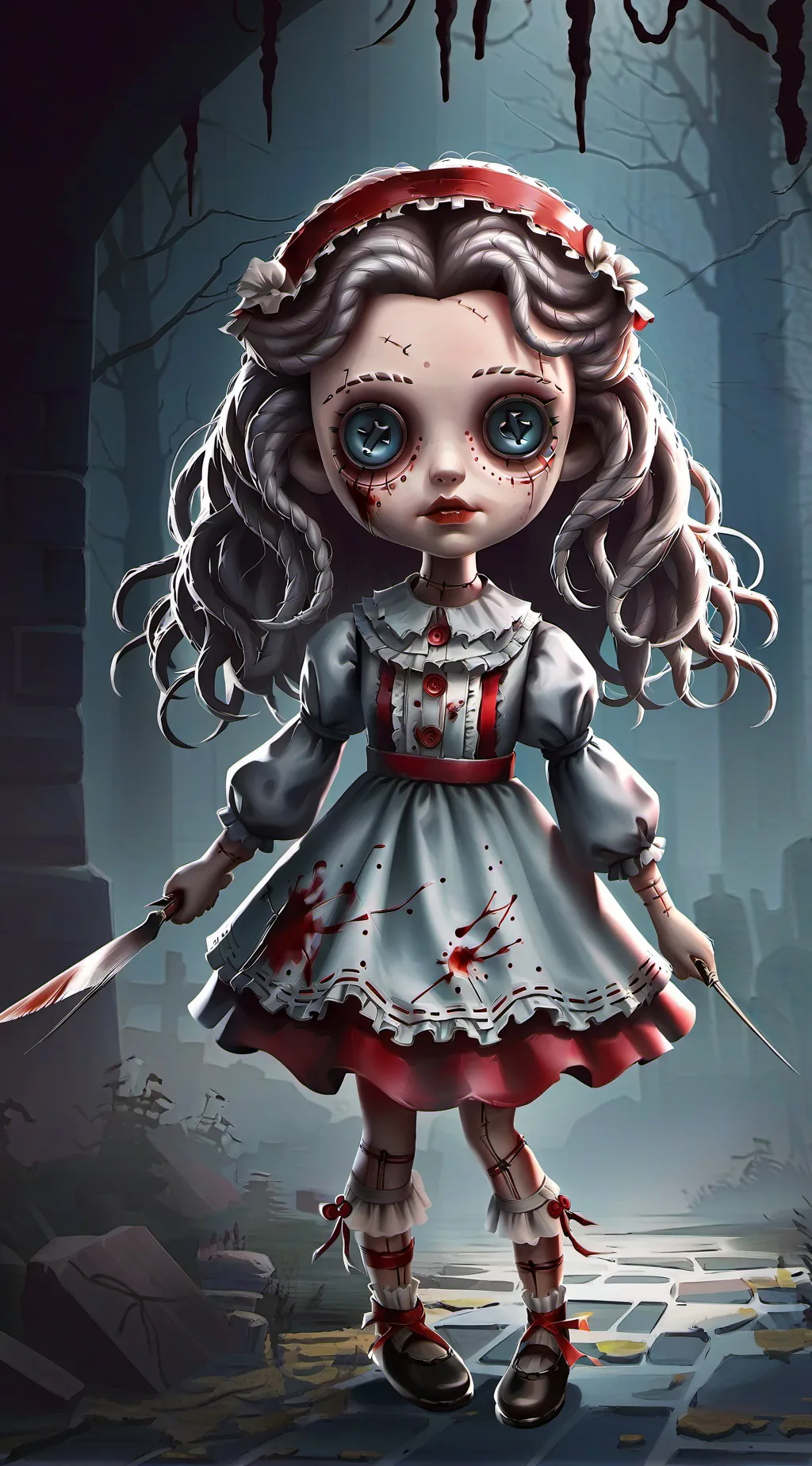 ai character: primerose background