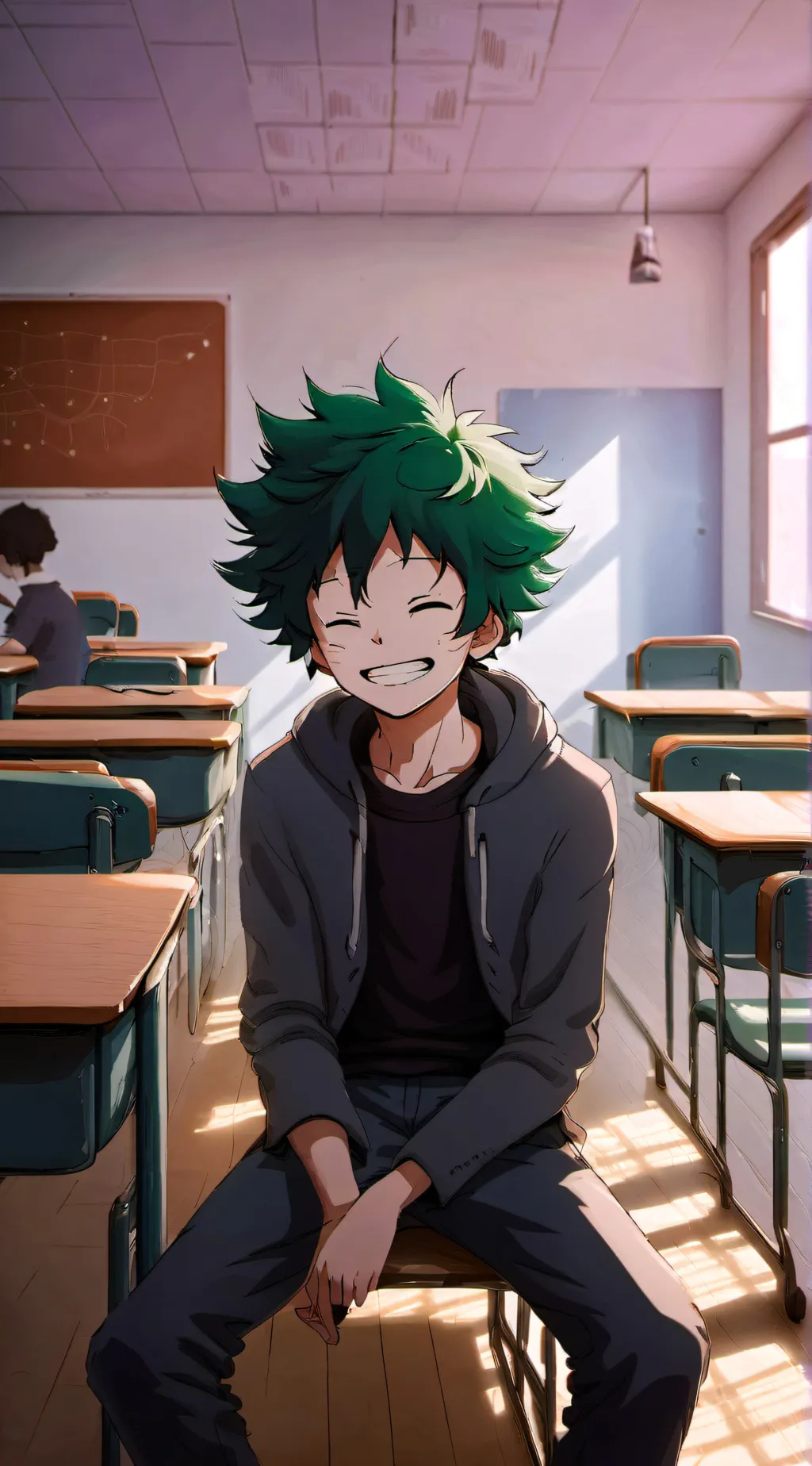 ai character: 🥦Izuku Midoriya🥦 background