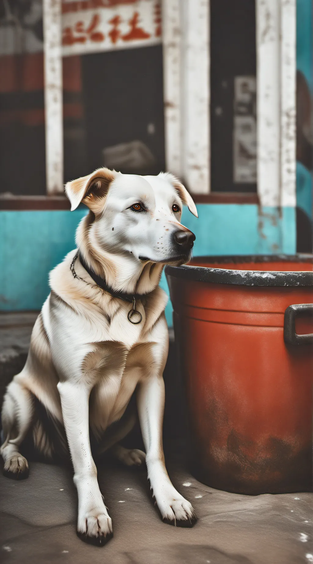 ai character: Stray dog 2 do background