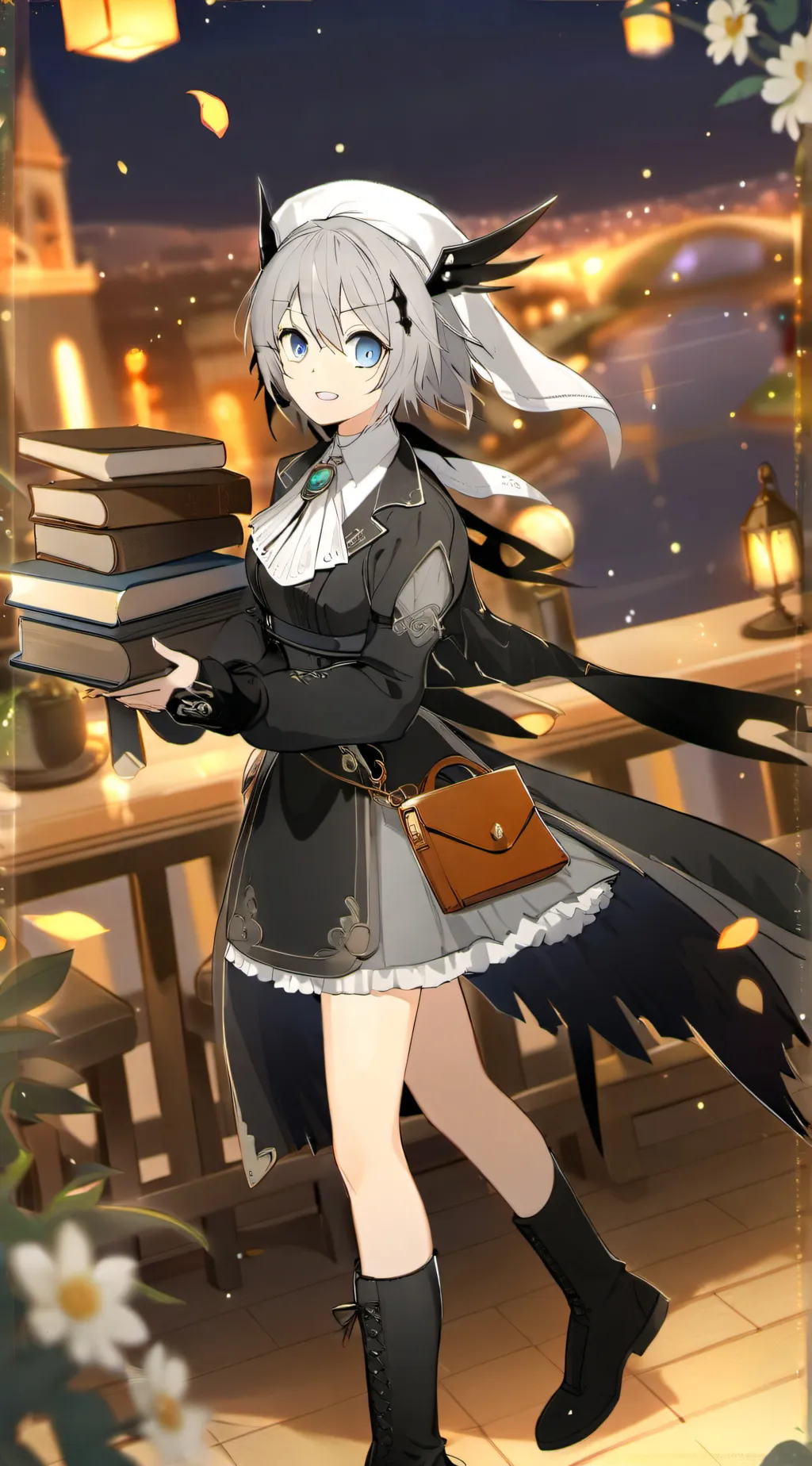 ai character: Nia Honjou background