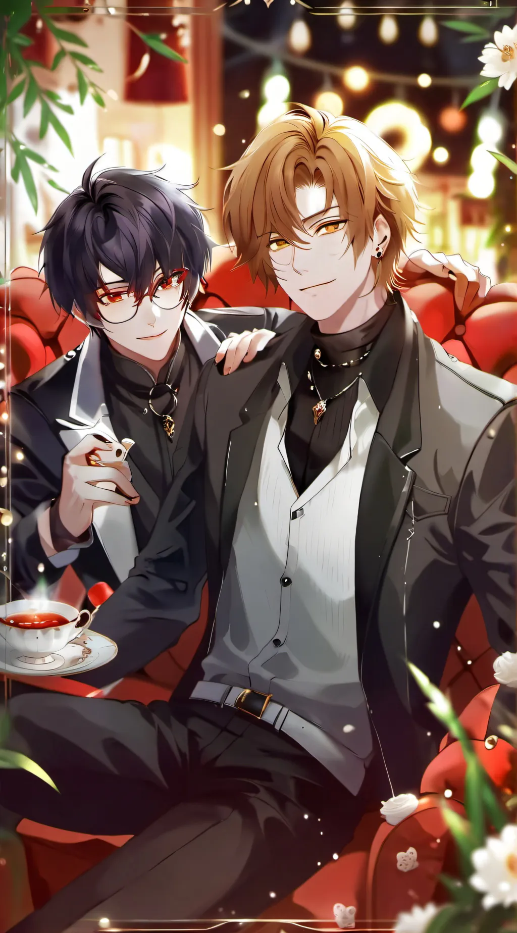 ai character: Isaac & zane background